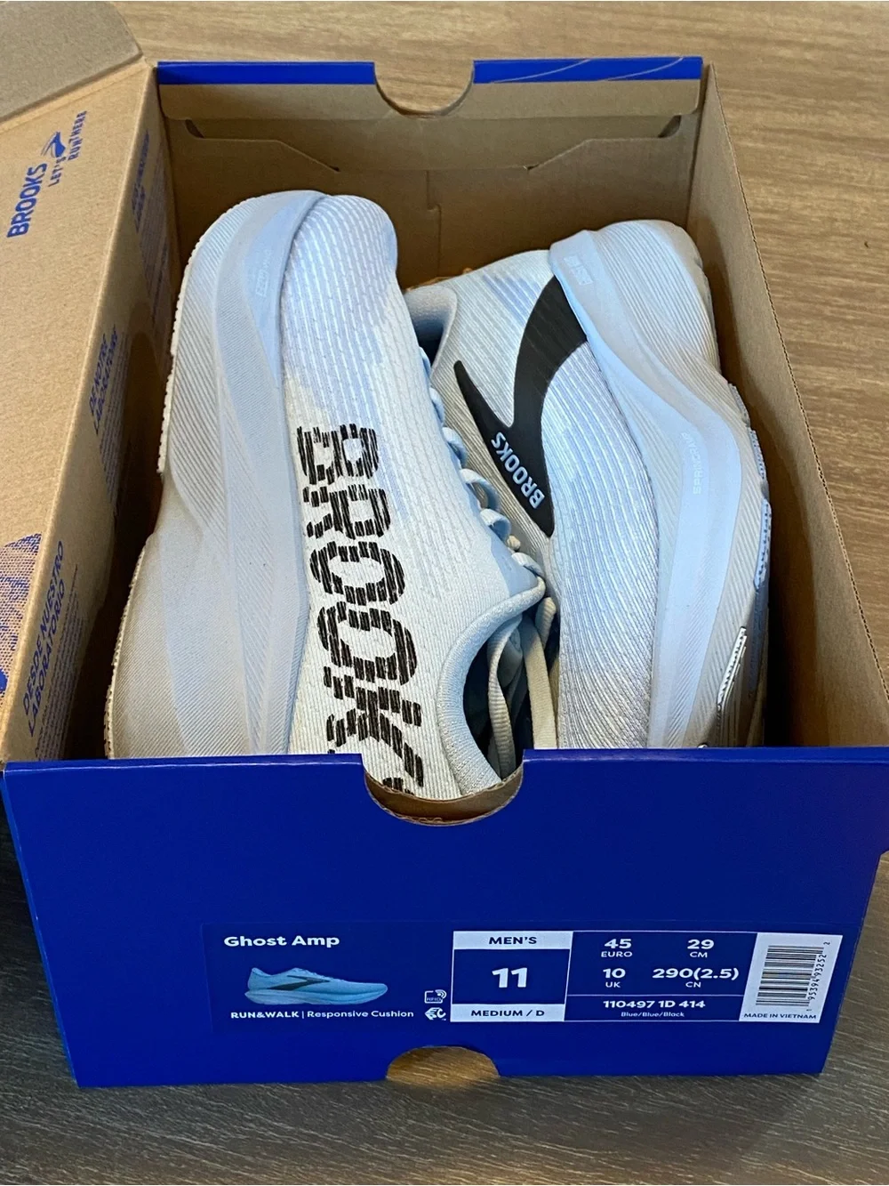 Brooks Ghost Amp Men’s Size 11